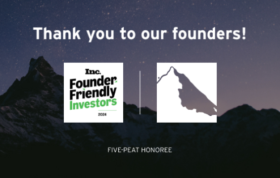 <a href="https://www.inc.com/profile/k1-investment-management" target="_blank">K1 named to Inc.'s Founder-Friendly Investors list for the fifth year in a row</a>