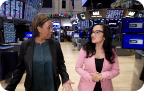 <a href="https://www.linkedin.com/feed/update/urn:li:activity:7211092300800692224 " target="_blank">Kim Crawford Goodman, Smarsh CEO, featured on NYSE Floor Talk to shine a light on communications intelligence</a>