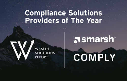 <a href="https://wealthsolutionsreport.com/2024/01/29/compliance-solutions-provider-of-the-year-comply-marketcounsel-and-smarsh/" target="_blank">COMPLY & Smarsh recognized as the Compliance Solutions Providers of The Year by Wealth Solutions Report</a>