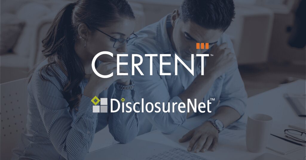 Certent, Inc. Acquires DisclosureNet