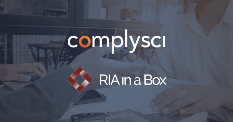 ComplySci and RIA in a Box Join Forces to Launch the Future of Compliance Software