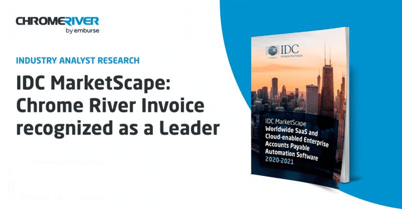 Emburse Recognized in IDC MarketScapes for Accounts Payable Automation