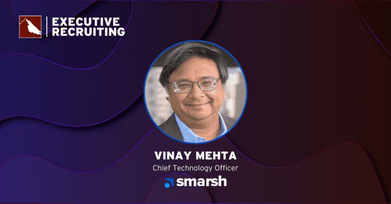 Smarsh Appoints Vinay Mehta As Chief Technology Officer