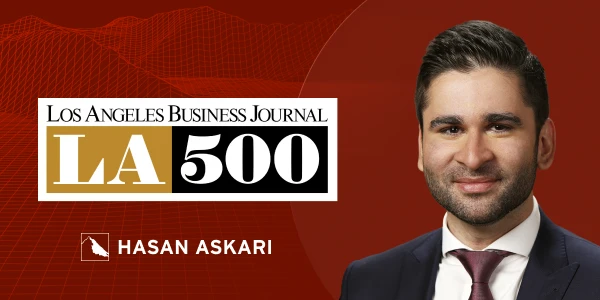 Hasan Askari named to LA500 | The Most Influential People in Los Angeles