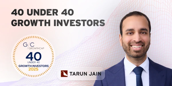 Tarun Jain Named to 40 Under 40 Top Investors of 2025