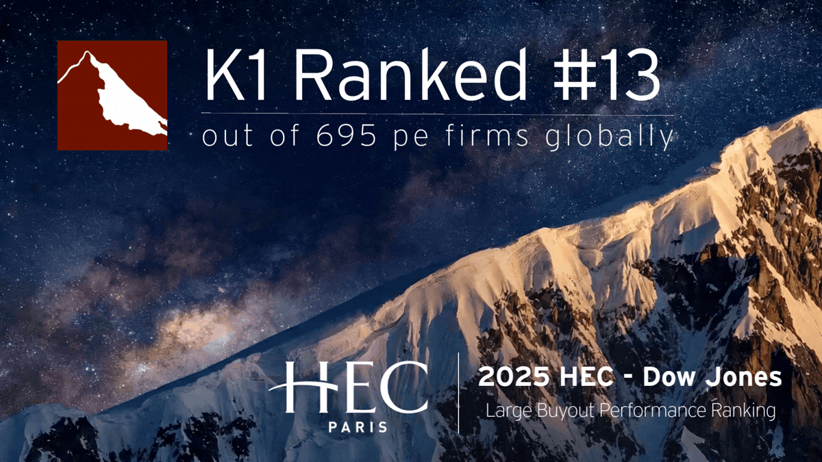 K1 Named #13 Globally on 2025 HEC-Dow Jones Performance Ranking